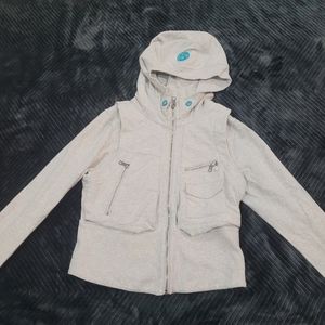 Grey Lululemon Zip Up Hoodie